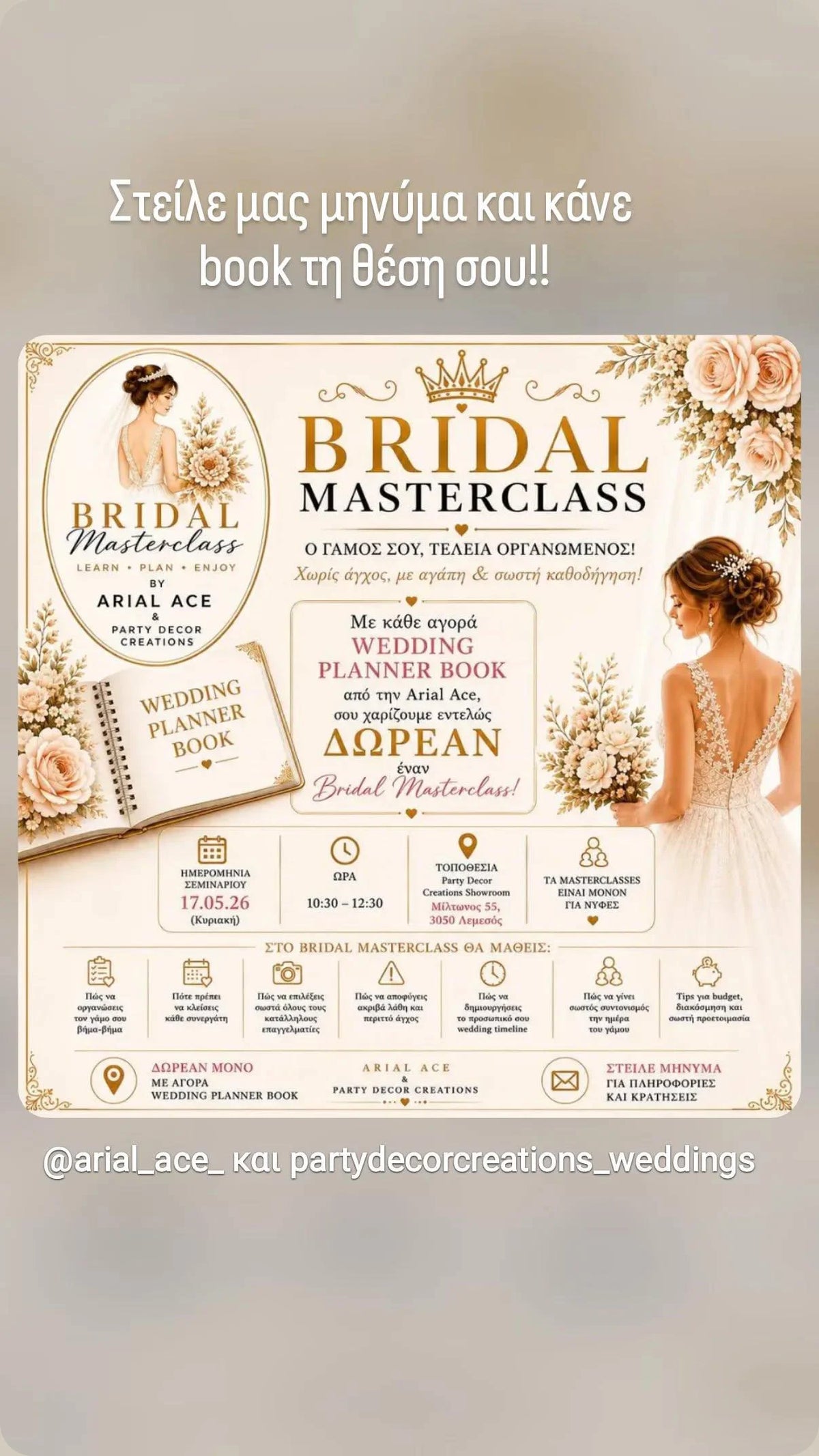 The Wedding Planner by Arial Ace (Cyprus)